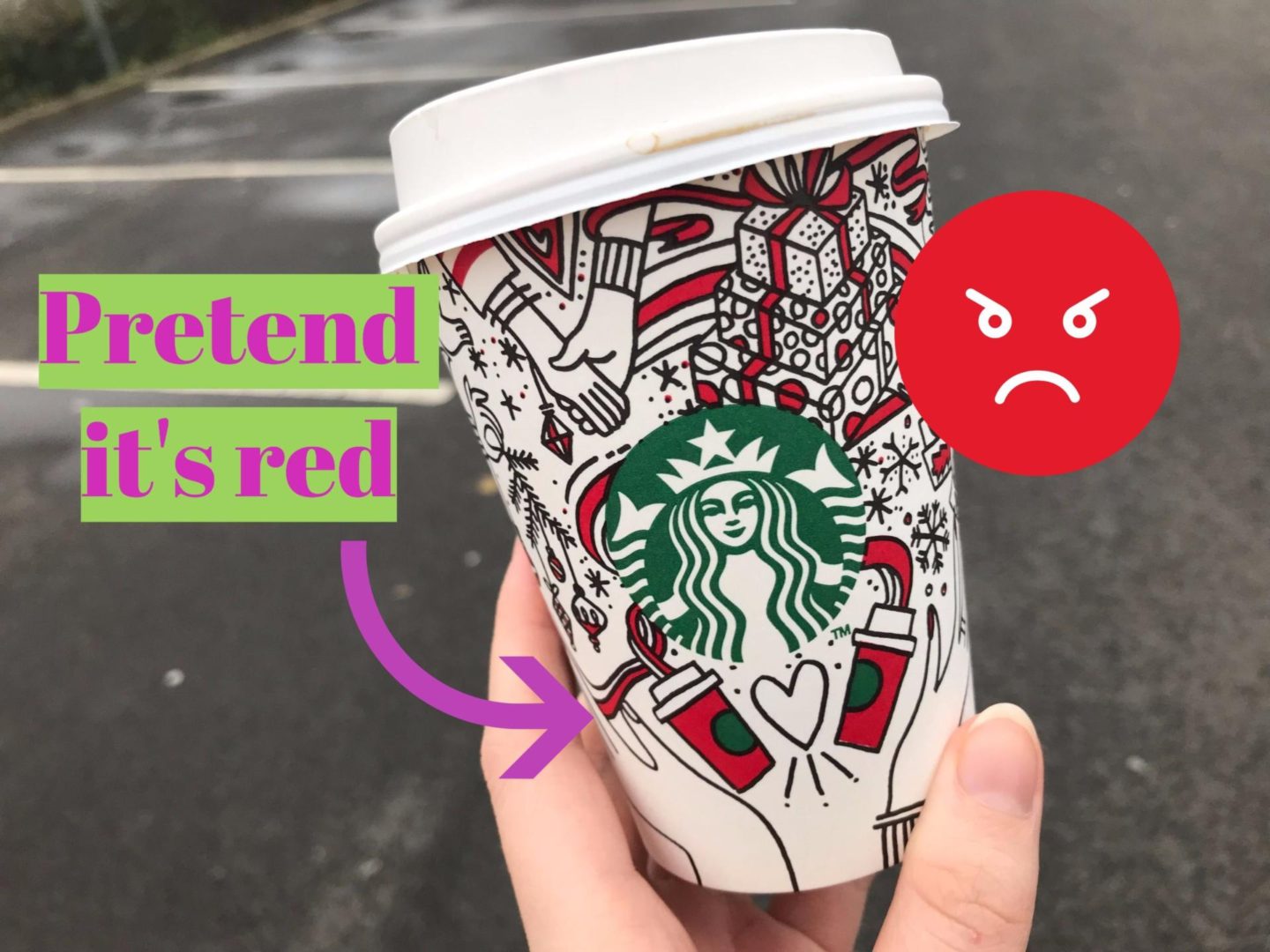 NO, I DON’T WANT TO KNOW HOW MANY CALORIES ARE IN MY STARBUCKS FESTIVE DRINK! THANKS