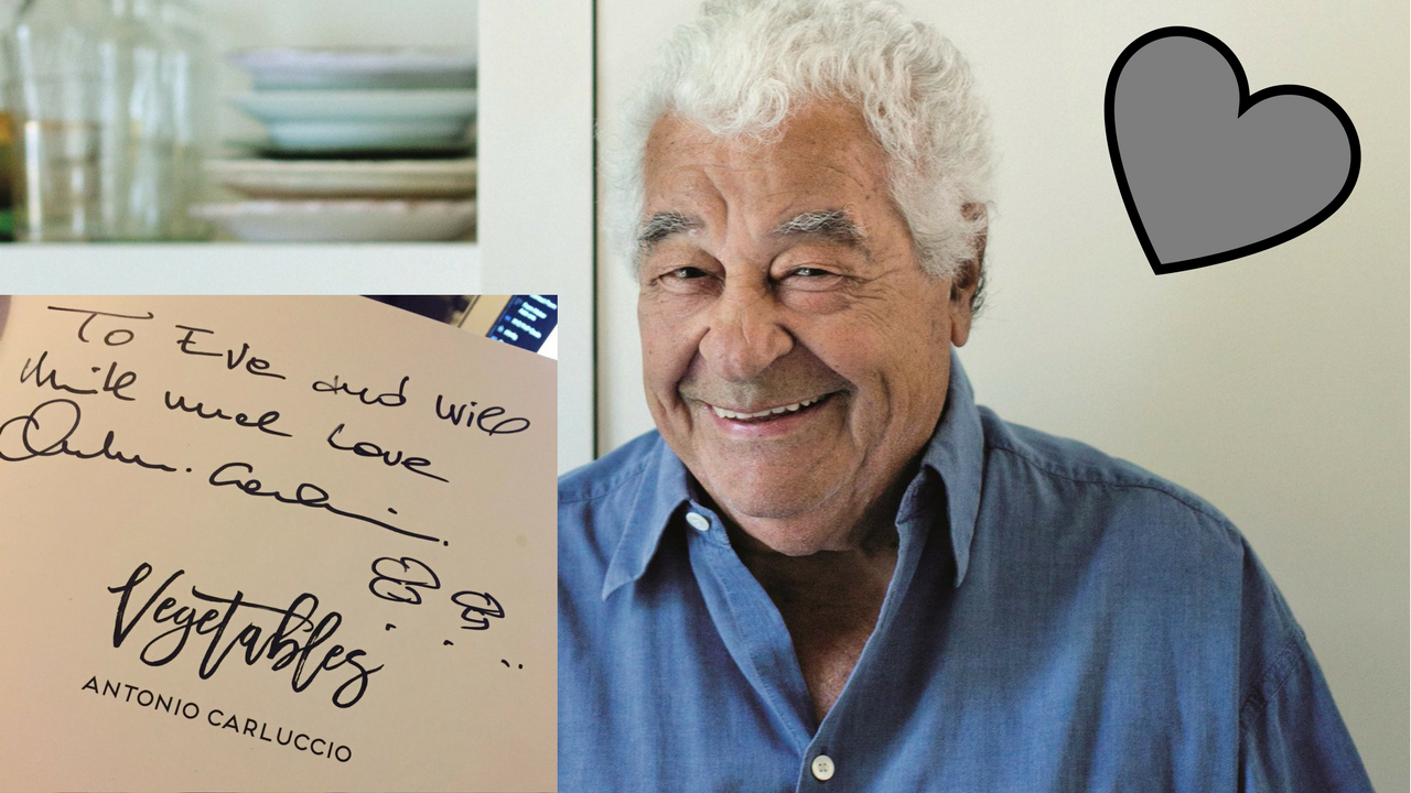 I MET ANTONIO CARLUCCIO AND HE WAS AN ABSOLUTE G