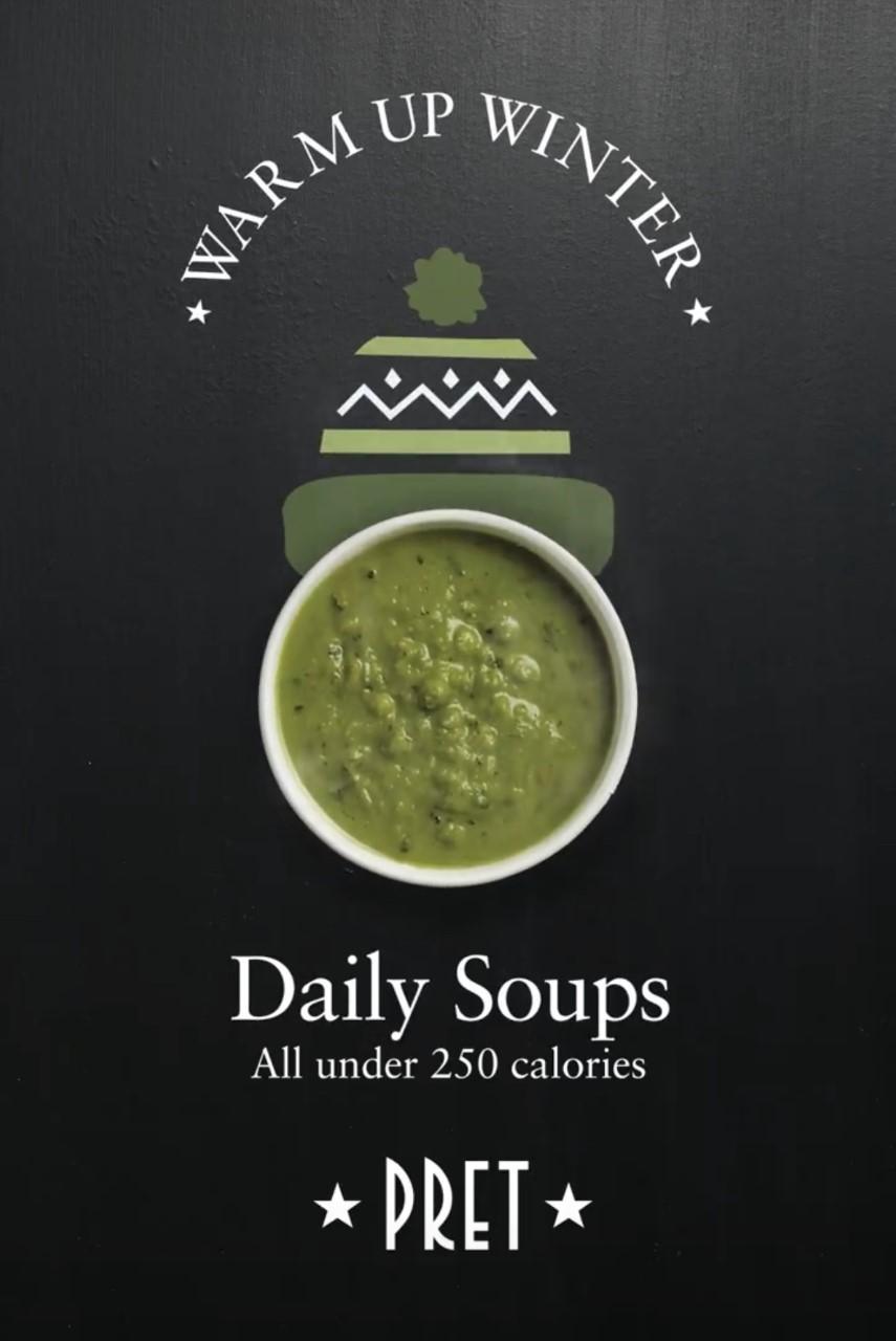 DEAR PRET, A 250 CALORIE SOUP IS NOT AN ADEQUATE LUNCH, SAYS SCIENCE